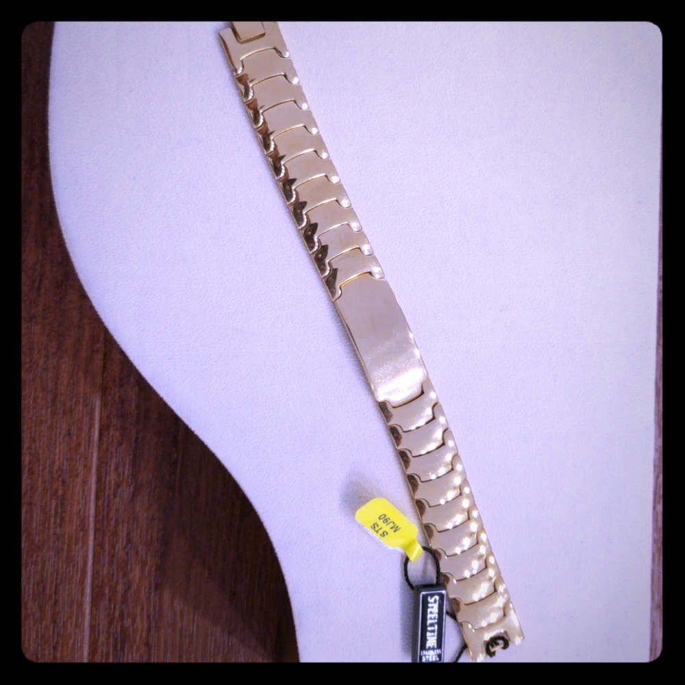 Men's Stainless Steel 9" ID Bracelet